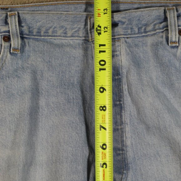 Levi's 501 Light Blue Faded Jeans 40x30 - Picture 10 of 11